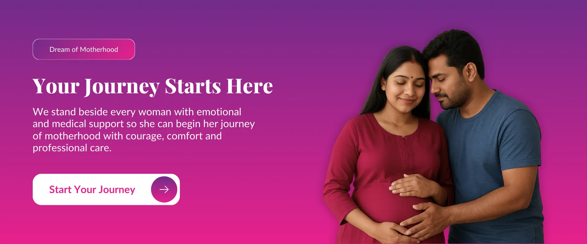 hopeful woman dreaming of motherhood receiving support at Genith IVF Centre Patna